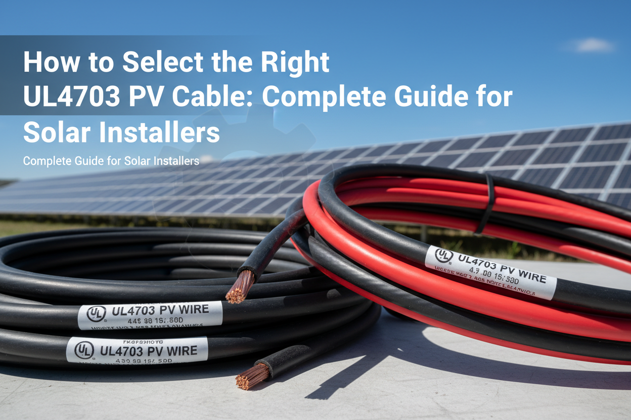 How to Select the Right UL4703 PV Cable: Complete Guide for Solar Installers