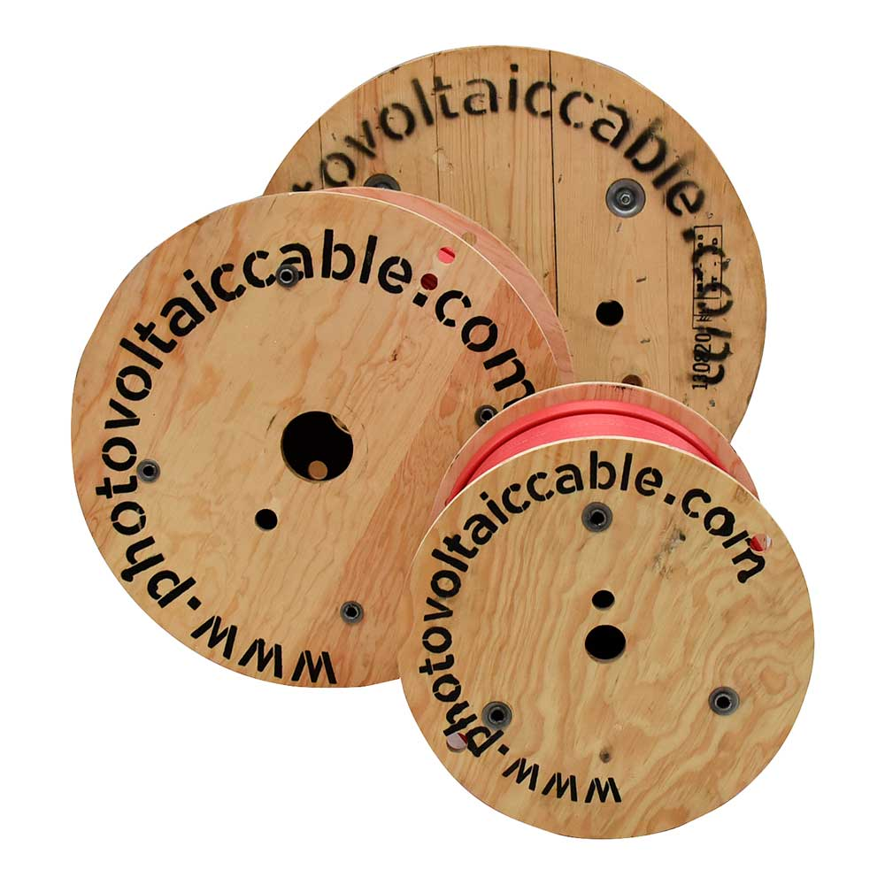 Copper PV Wire 2000 Volts UL4703 in 6 8 10 12 AWG solar cable made in USA photovoltaiccable.com