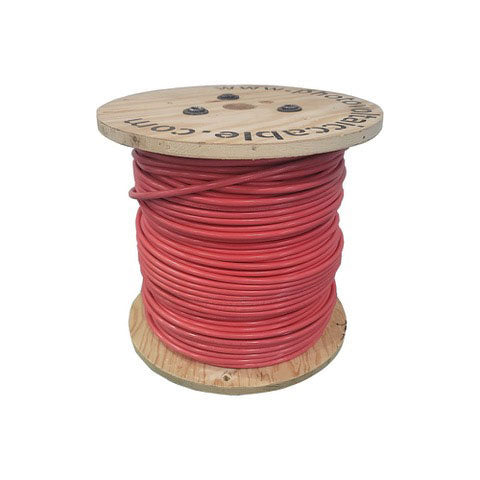 PV Wire Solar Cable 12 AWG 2000 Volts UL 4703  500 Feet Reel Red Color