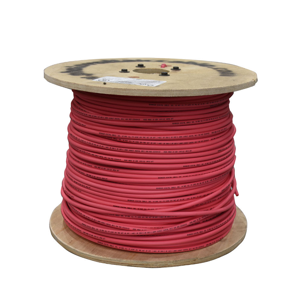 Cable fotovoltaico 10AWG 600 voltios 1000 pies rojo